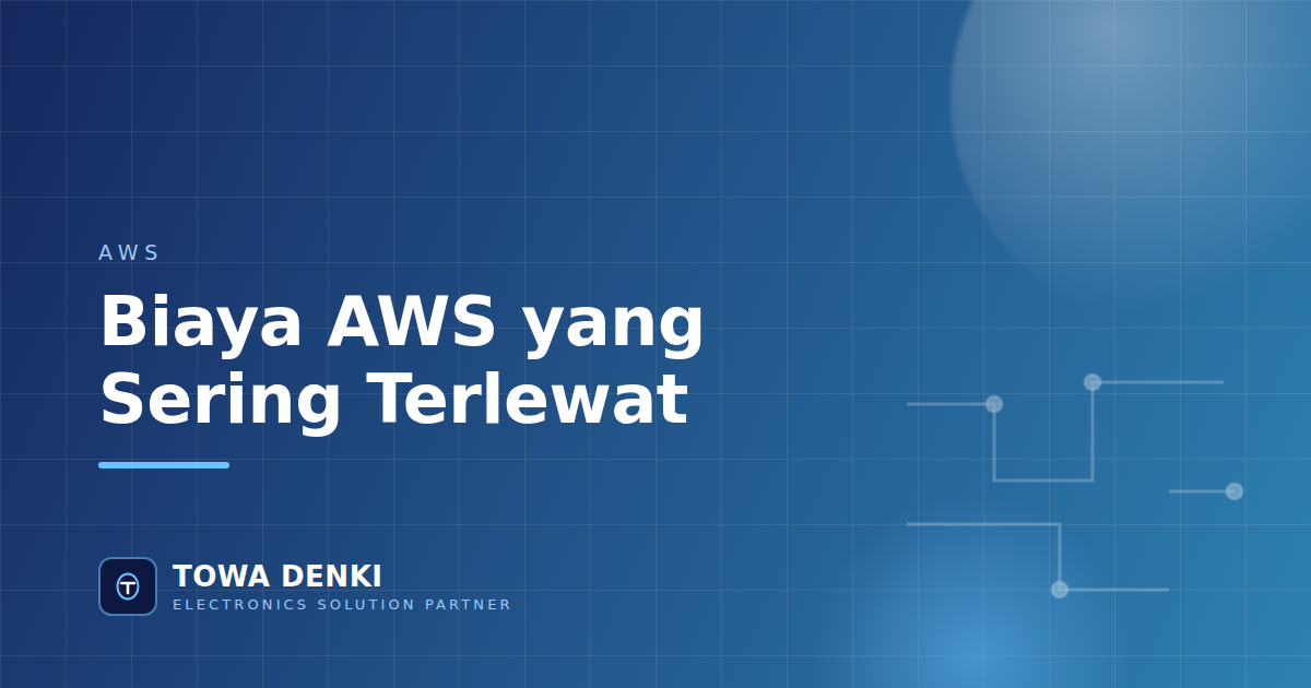 Ilustrasi pengendalian biaya Amazon Web Services